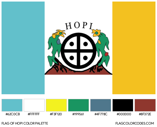 Hopi Flag Color Palette