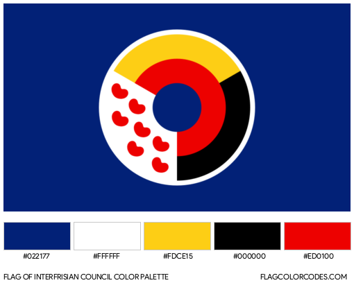 Interfrisian Council Flag Color Palette