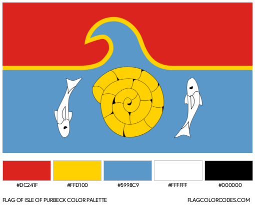 Isle of Purbeck Flag Color Palette