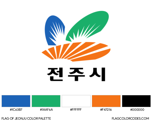 Jeonju Flag Color Palette