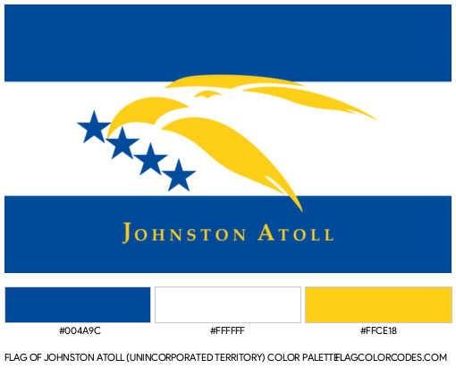 Johnston Atoll (Unincorporated Territory) Flag Color Palette