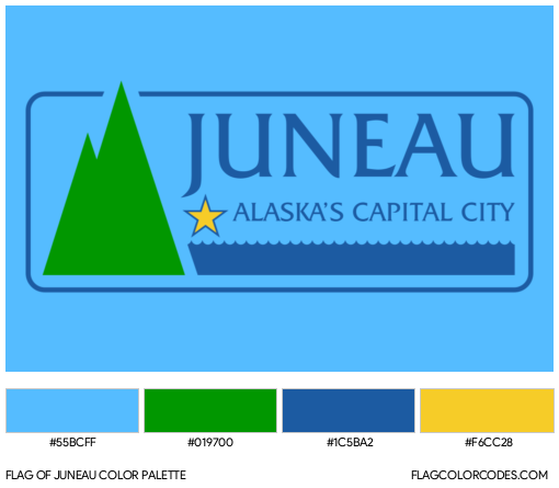 Juneau Flag Color Palette