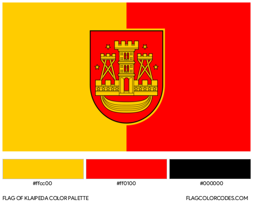 Klaipeda Flag Color Palette