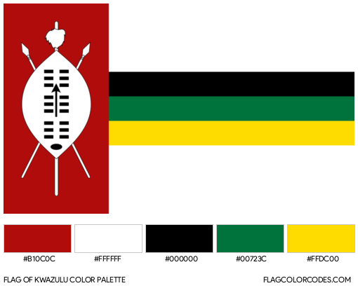 KwaZulu Flag Color Palette