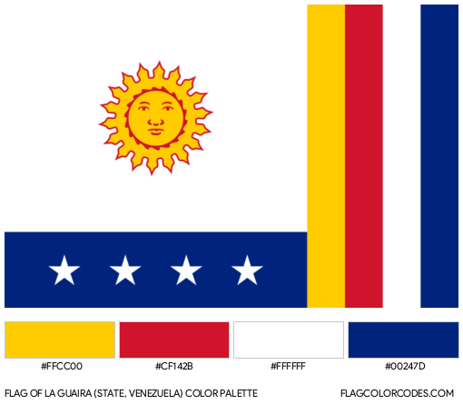 La Guaira (State, Venezuela) Flag Color Palette