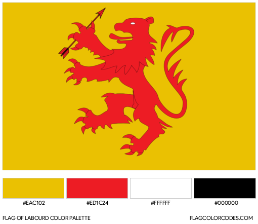Labourd Flag Color Palette