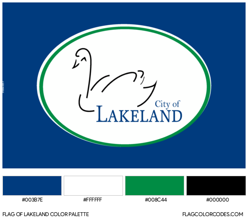 Lakeland Flag Color Palette