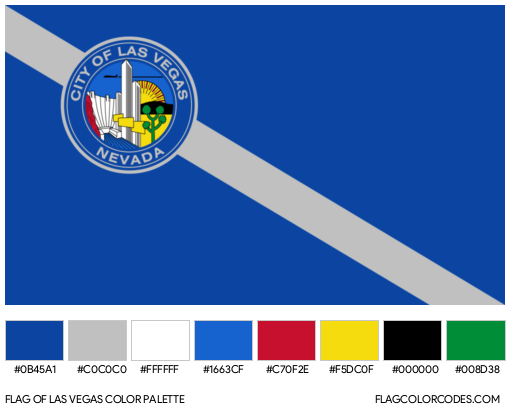 Las Vegas Flag Color Palette