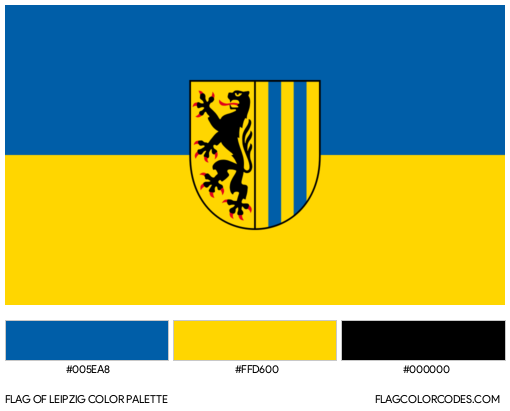 Leipzig Flag Color Palette