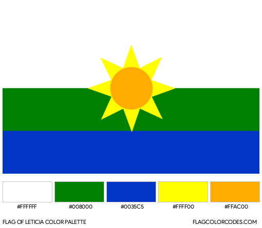 Leticia Flag Color Palette