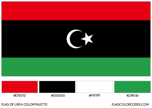 Libya Flag Color Palette