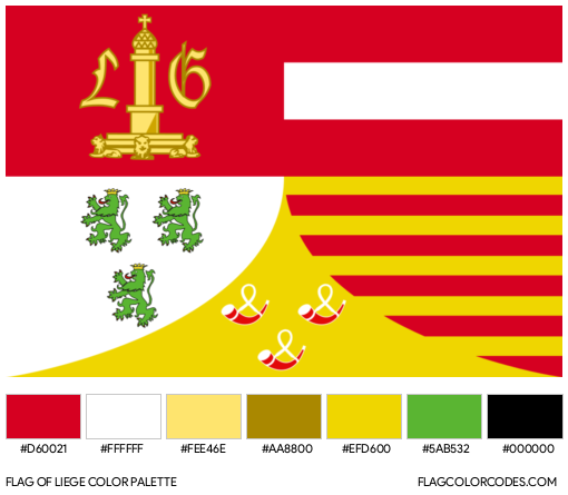 Liege Flag Color Palette