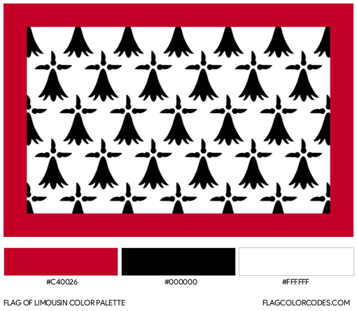Limousin Flag Color Palette