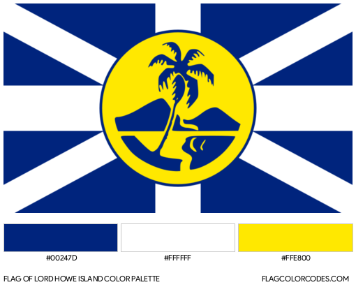 Lord Howe Island Flag Color Palette