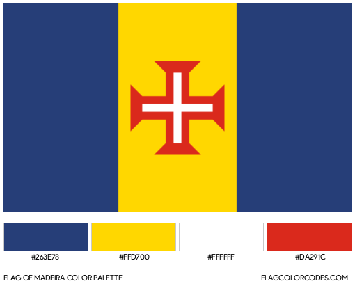 Madeira Flag Color Palette