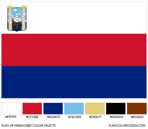 Maracaibo Flag Color Palette