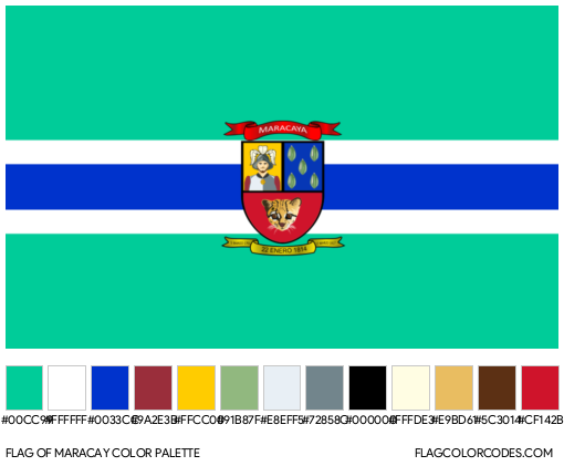 Maracay Flag Color Palette