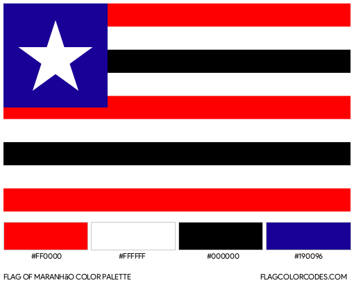 Maranhão Flag Color Palette
