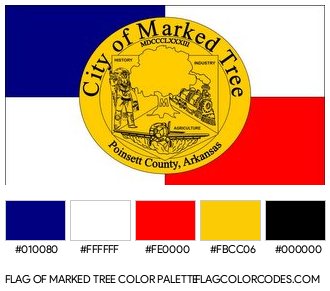 Marked Tree Flag Color Palette