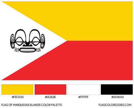Marquesas Islands Flag Color Palette
