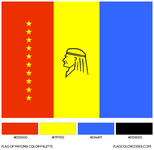 Maturín Flag Color Palette
