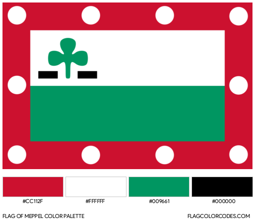 Meppel Flag Color Palette