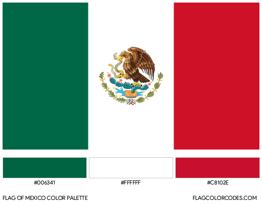 Mexico Flag Color Palette