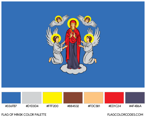 Minsk Flag Color Palette