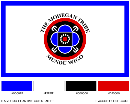 Mohegan Tribe Flag Color Palette