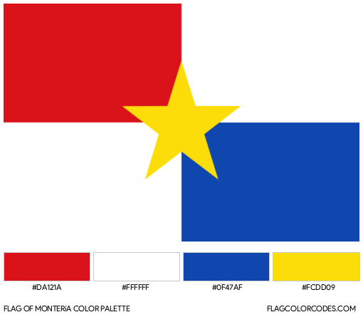Montería Flag Color Palette