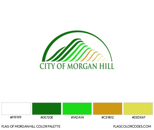 Morgan Hill Flag Color Palette