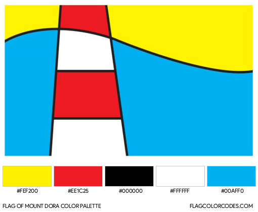 Mount Dora Flag Color Palette