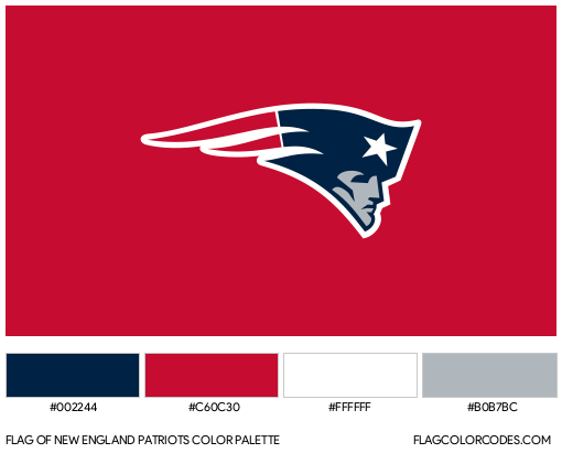 New England Patriots Flag Color Palette