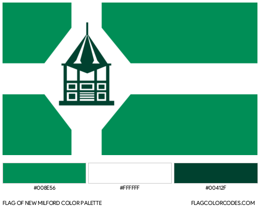New Milford Flag Color Palette