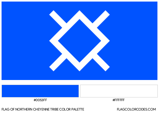 Northern Cheyenne Tribe Flag Color Palette