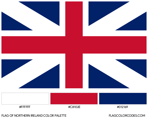 Northern Ireland Flag Color Palette