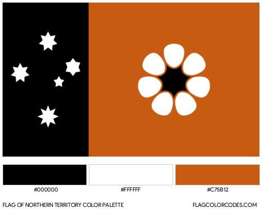 Northern Territory Flag Color Palette