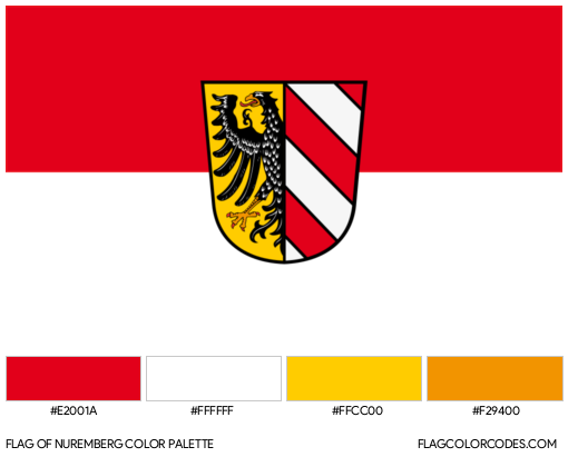 Nuremberg Flag Color Palette