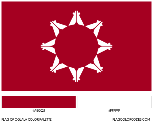 Oglala Flag Color Palette