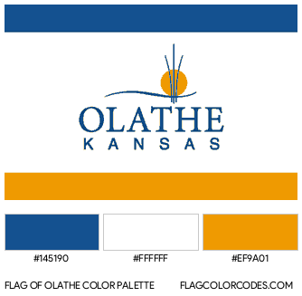 Olathe Flag Color Palette