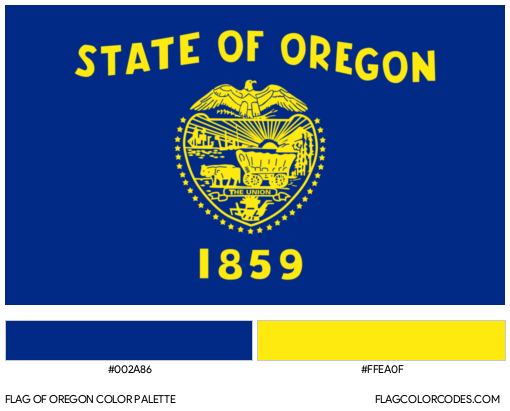 Oregon Flag Color Palette
