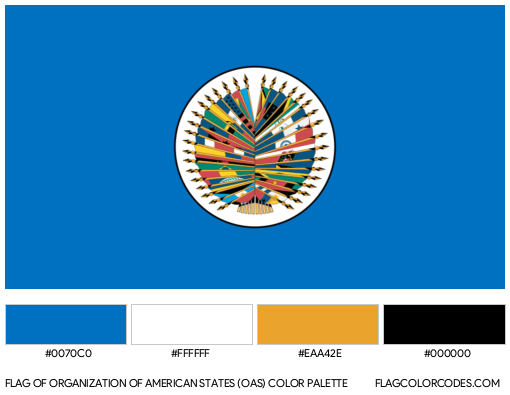 Organization of American States (OAS) Flag Color Palette