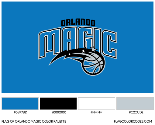 Orlando Magic Flag Color Palette