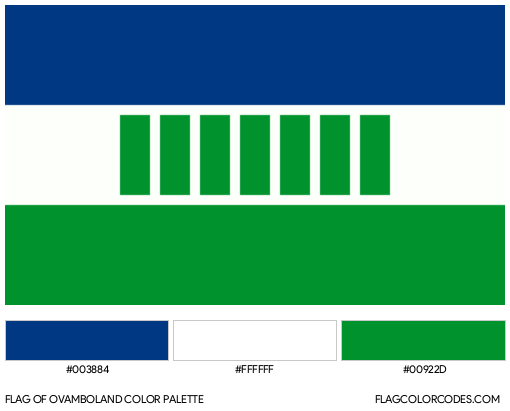 Ovamboland Flag Color Palette