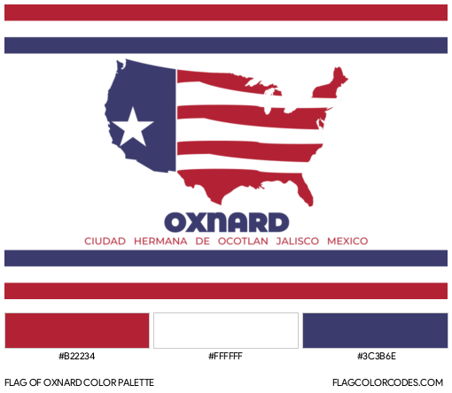 Oxnard Flag Color Palette