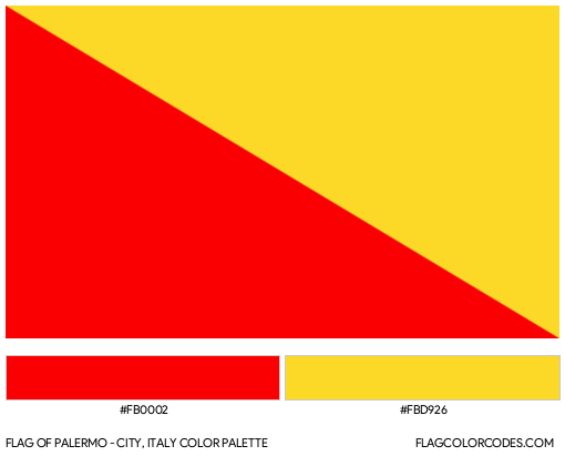 Palermo Flag Color Palette
