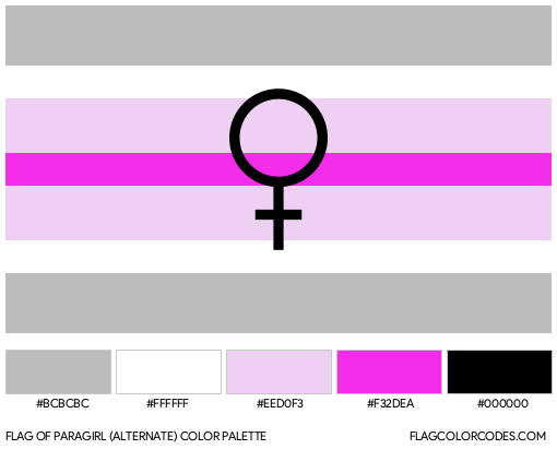 Paragirl (Alternate) Flag Color Palette