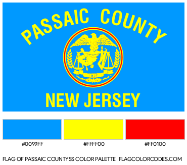Passaic County Flag Color Palette