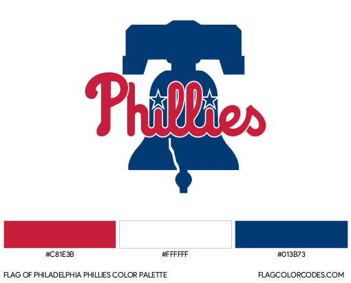 Philadelphia Phillies Flag Color Palette