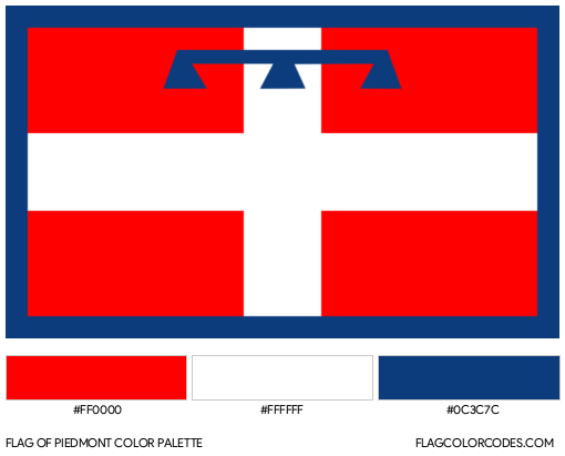 Piedmont Flag Color Palette